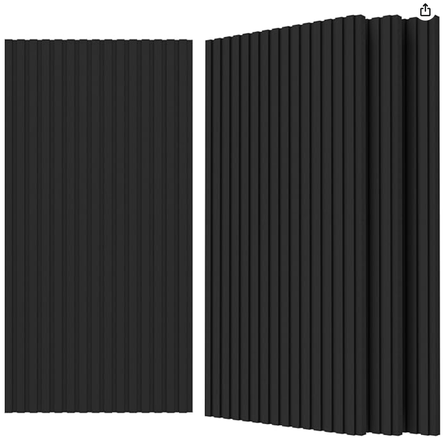 BaseNoir Dual-Layer 0.72" Thickened Acoustic Wall Panels