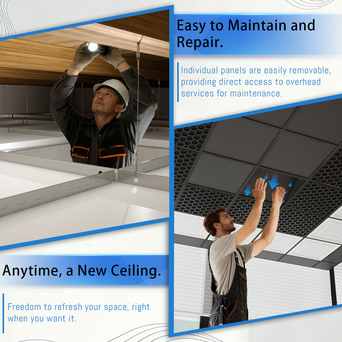 BaseNoir Drop Ceiling Grid System