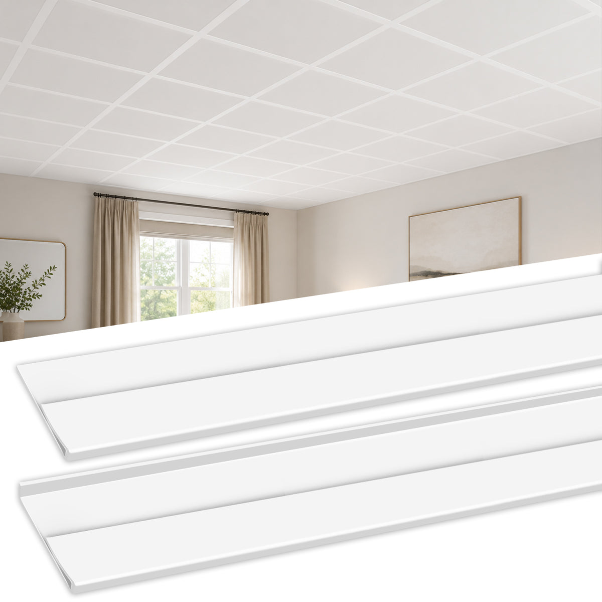 BaseNoir Ceiling Grid Cover