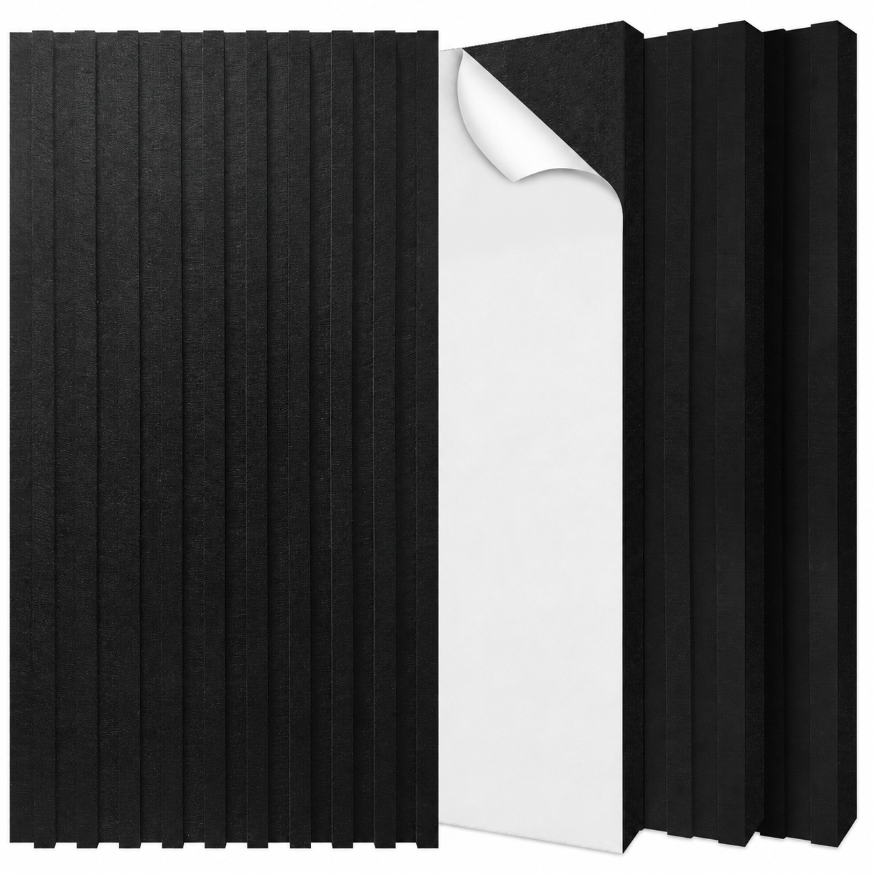 BaseNoir Dual-Layer 0.72" Thickened Acoustic Wall Panels