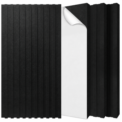 BaseNoir Dual-Layer 0.72" Thickened Acoustic Wall Panels