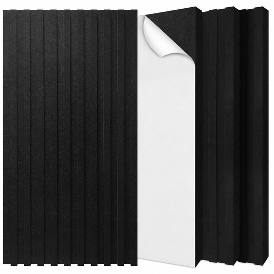 BaseNoir Dual-Layer 0.72" Thickened Acoustic Wall Panels