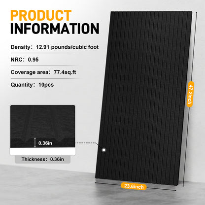 BaseNoir Acoustic Wall Panels