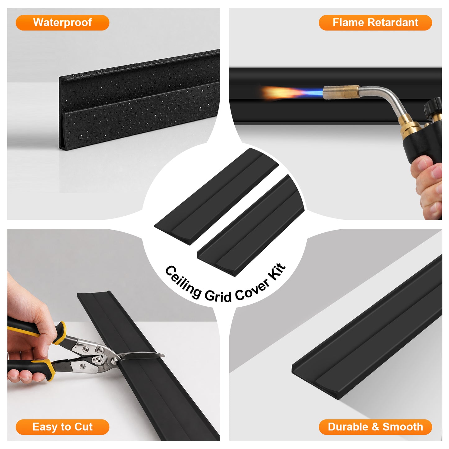 BaseNoir Ceiling Grid Cover