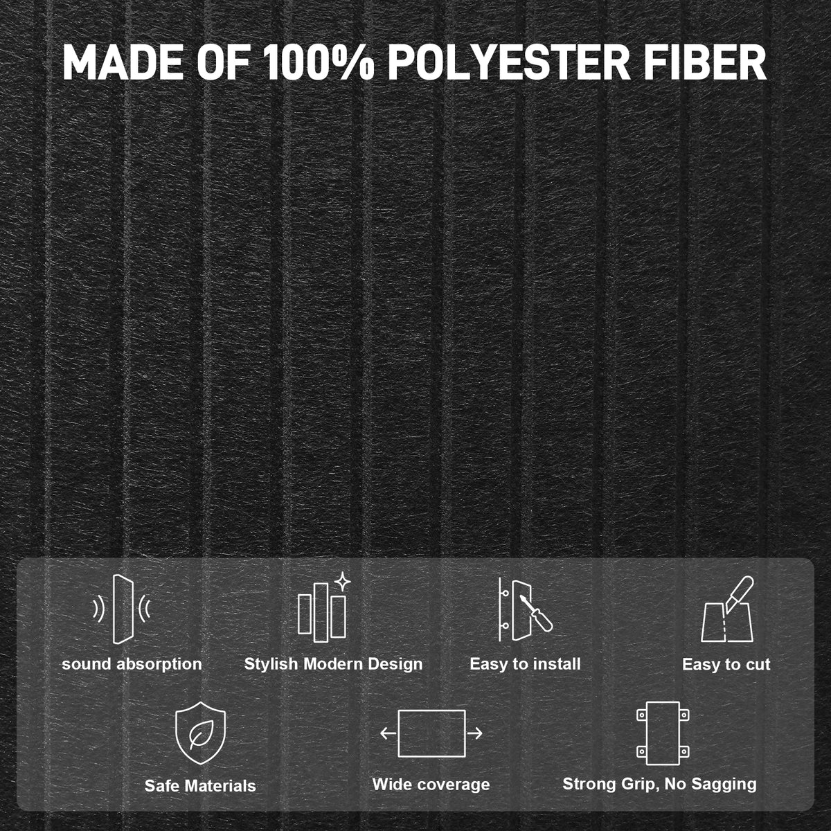 BaseNoir Acoustic Wall Panels