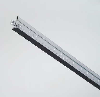 BaseNoir 6Ft Main Beam Cross Tee for Drop Ceiling Grid, Black & White Options